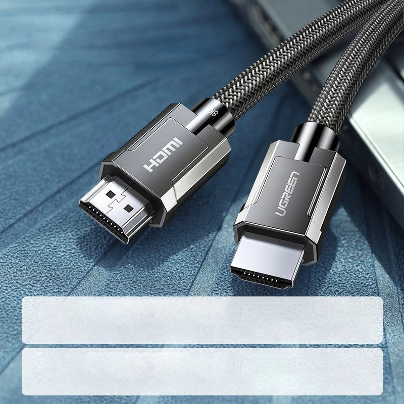 Ugreen cable HDMI 2.1 cable 8K 60 Hz / 4K 120 Hz 3D 48 Gbps HDR VRR QMS ALLM eARC QFT 2 m gray (HD135 70321)_4