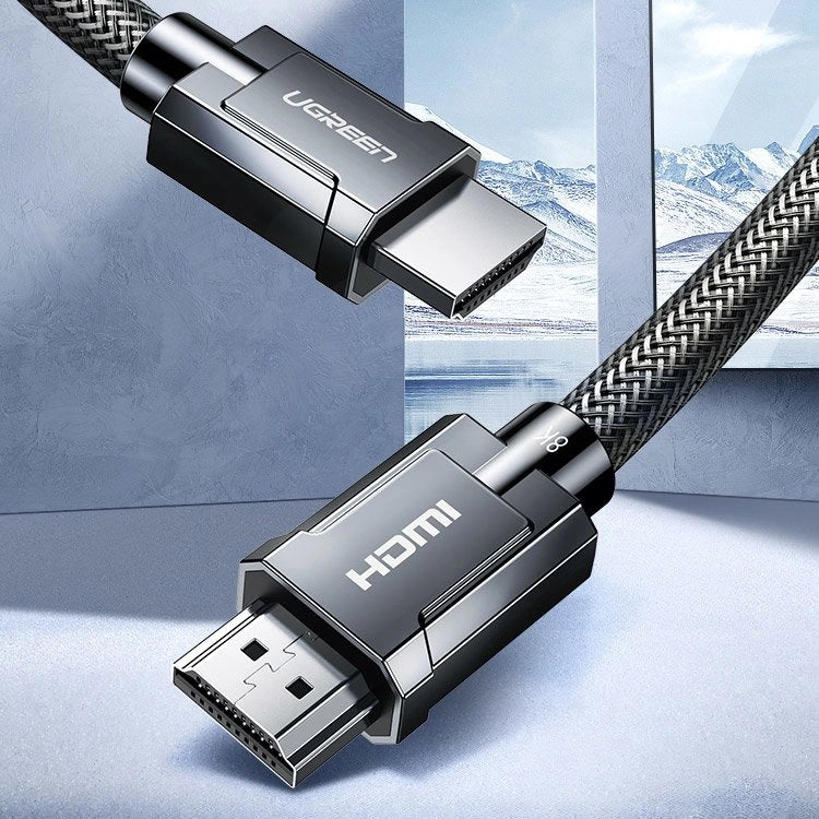 Ugreen cable HDMI 2.1 cable 8K 60 Hz / 4K 120 Hz 3D 48 Gbps HDR VRR QMS ALLM eARC QFT 2 m gray (HD135 70321)_6
