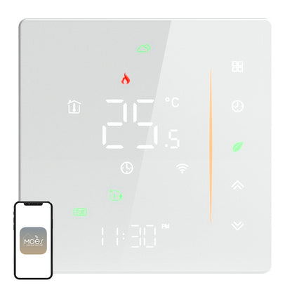 MOES WHT-006-GB-WH Wi-Fi Thermostat for Electric Heating (White)_0