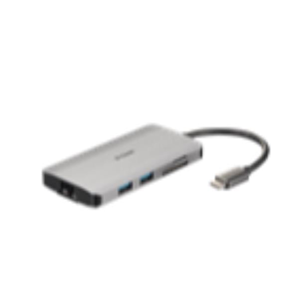 Hub USB-C 8 em 1 D-LINK / Preto / DUB-M810_2