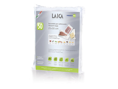 LAICA 100 EMPTY CONSERVATION BAGS 20X28 cm. VT3501_1