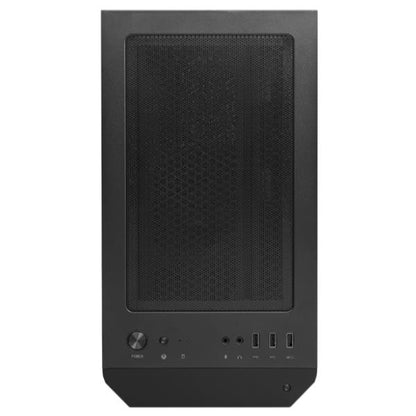 MSI MAG FORGE M100A carcasa de ordenador Micro Torre Negro, Transparente_0