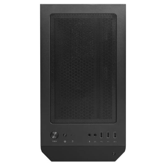 MSI MAG FORGE M100A carcasa de ordenador Micro Torre Negro, Transparente_0