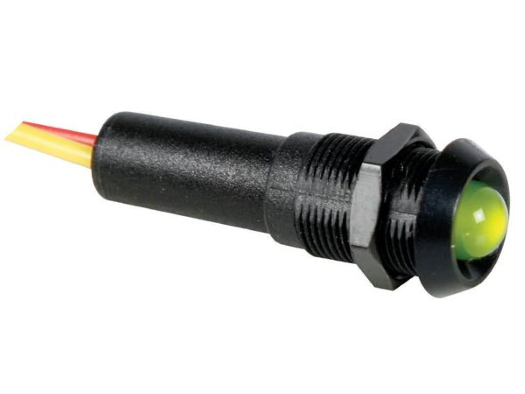 LÂMPADA LED 5V VERDE - INVÓLUCRO PRETO_0