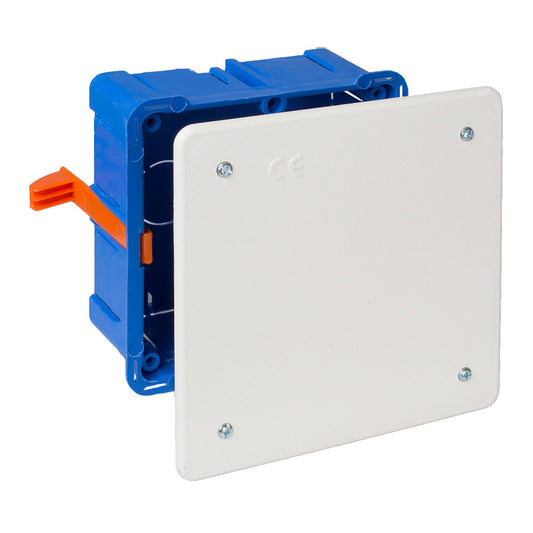 Caixa de conexÃ£o para encastrar em tabiques ocos 107x107mm solera 5362gw_0