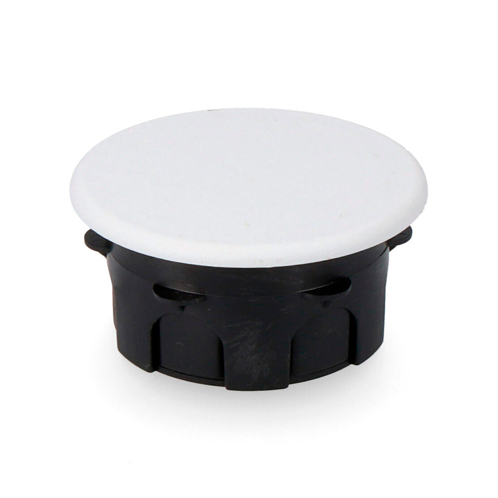 Caixa de embutir redonda Ã¸60x40mm com garra de plÃ¡stico_0