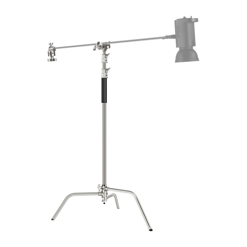 NEEWER SC320 320 cm Stainless Steel C-Frame Stand with Extension Arm_1