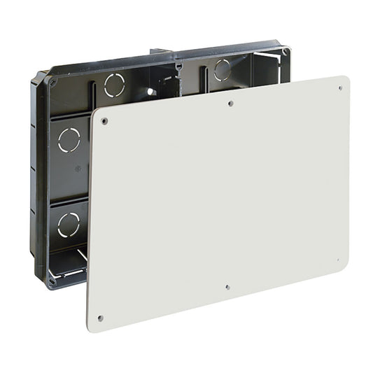 Caixa derivaÃ§Ã£o rectangular 300x200x60mm com parafusos (retractilado) solera 5502_0