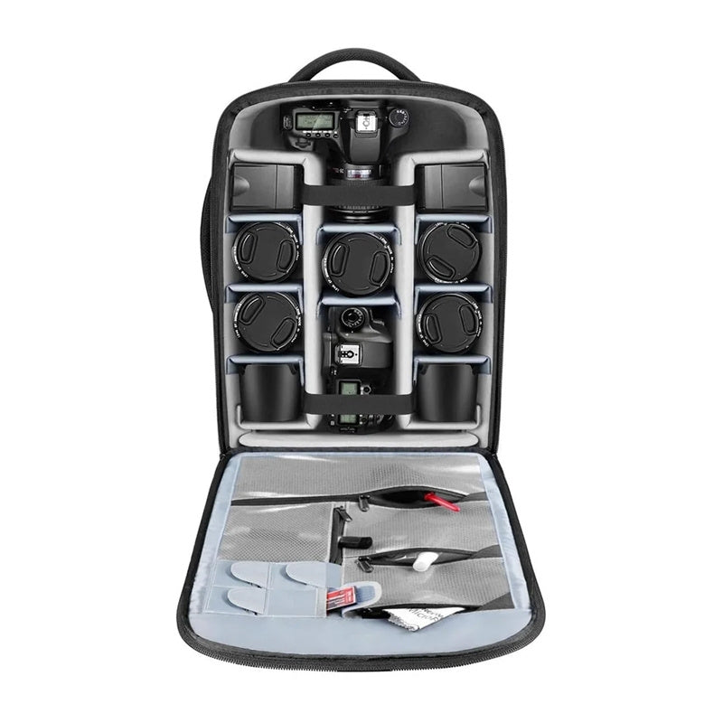 NEEWER NW3300-G Wheeled Backpack with Compartments for a DSLR Camera_1