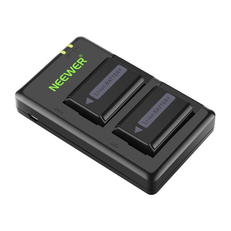 Set of 2 Sony replacement batteries and a NEEWER NP-FW50 charger_0