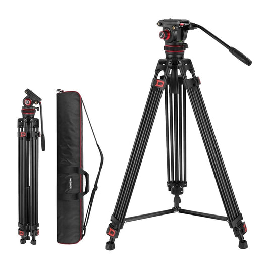 Neewer TP75 Adjustable Tripod with Oil-Damped Head_0
