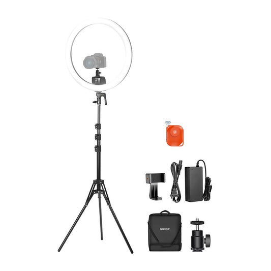 Neewer SRP18C 17cm Selfie Kit with Round LED Phone Light_0