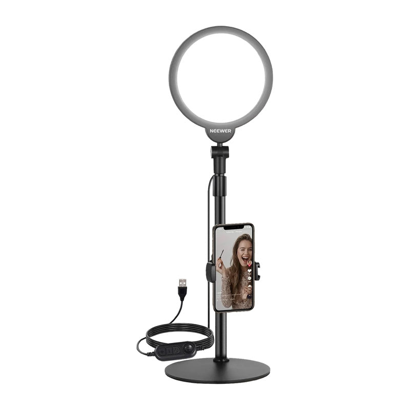 Neewer R06 18cm Round LED Phone Selfie Kit_0