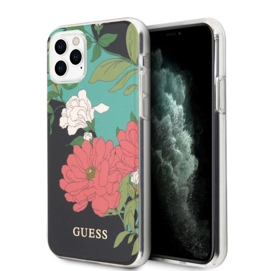 Guess GUHCN58IMLFL01 iPhone 11 Pro black/black N°1 Flower Collection_0