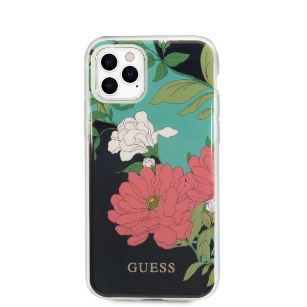 Guess GUHCN65IMLFL01 iPhone 11 Pro Max black/black N°1 Flower Collection_2