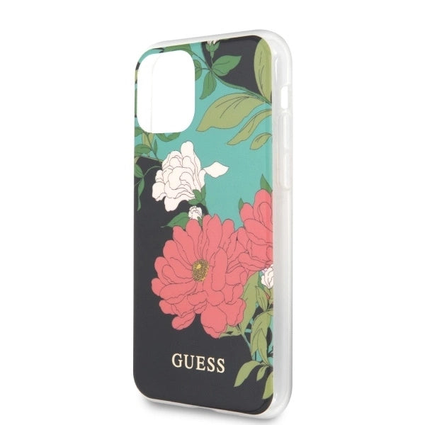 Guess GUHCN65IMLFL01 iPhone 11 Pro Max black/black N°1 Flower Collection_4