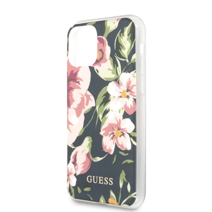 Guess GUHCN65IMLFL03 iPhone 11 Pro Max granatowy/navy N°3 Flower Collection_4