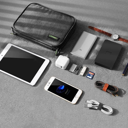 Ugreen case box for hard drive HDD SSD phone cables accessories 24.5 x 17.5 x 5 cm gray (50147 LP149)_6