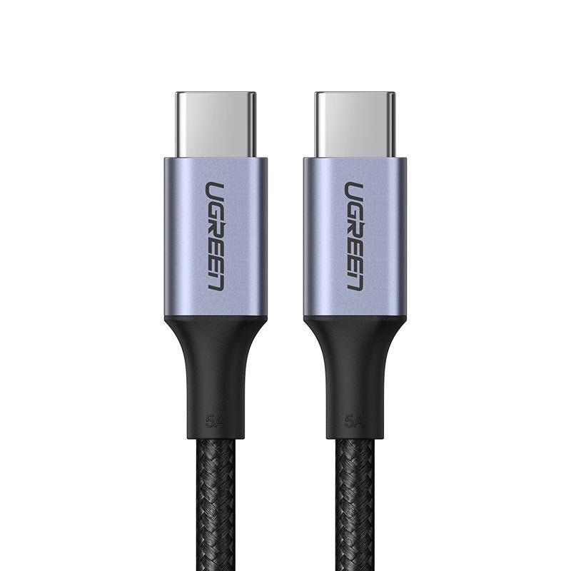 Ugreen US316 70429 USB-C - USB-C PD QC FCP Cable 100W 5A 480Mb/s 2m - Gray_0