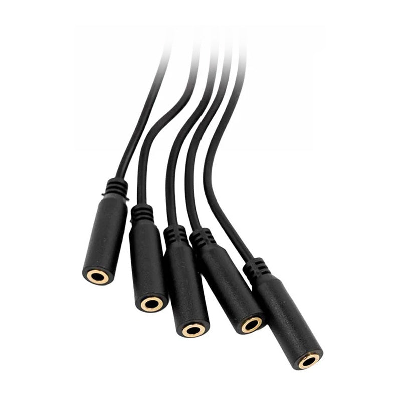 1-to-5 splitter, 3.5mm jack—Shelly accessory for The Pill_1