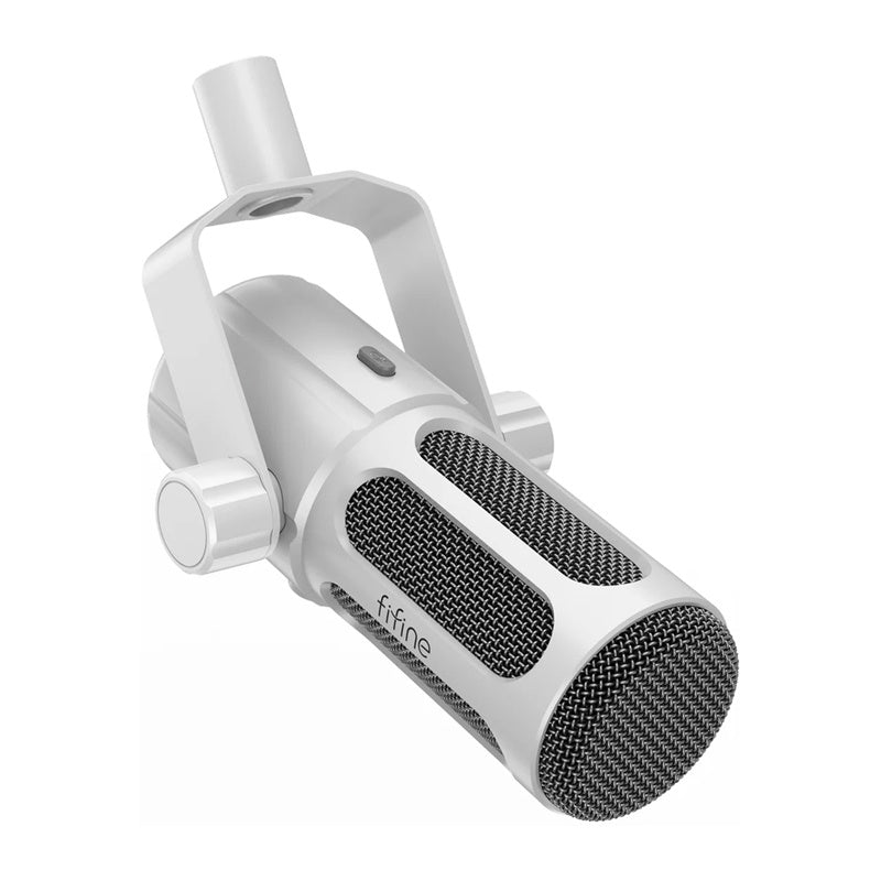 Fifine Tank6 Dynamic Microphone (White)_0