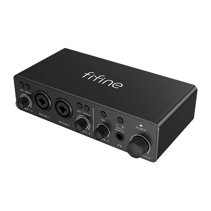 Fifine Ampli3 Audio Interface (Black)_4