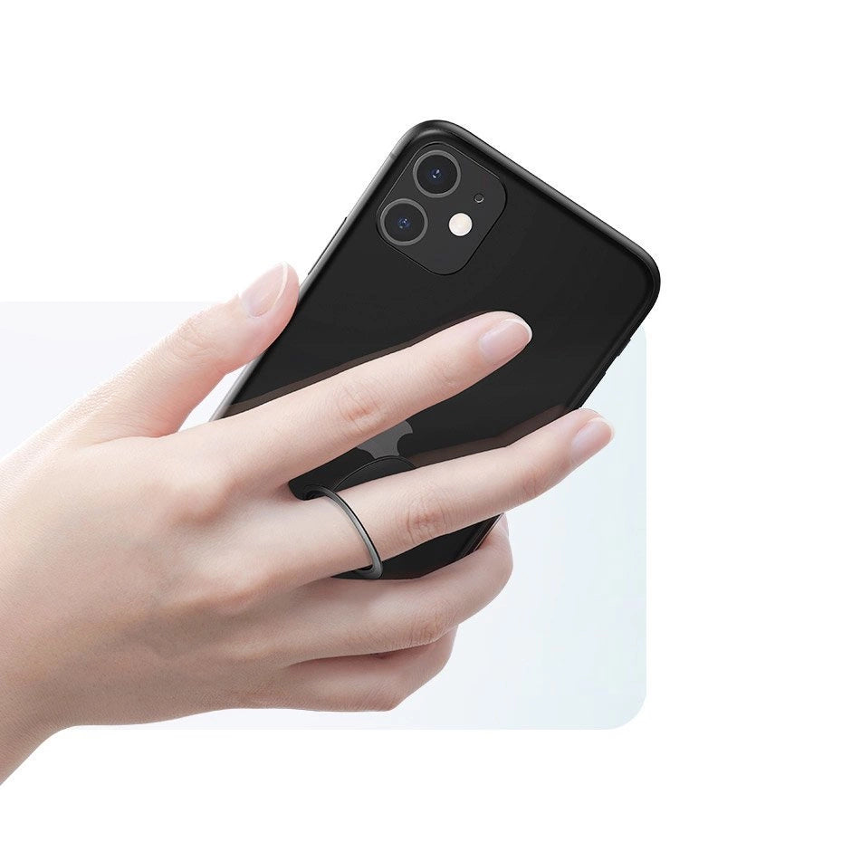 Baseus ultra-thin self-adhesive ring holder phone stand gray (SUYB-0A)_23
