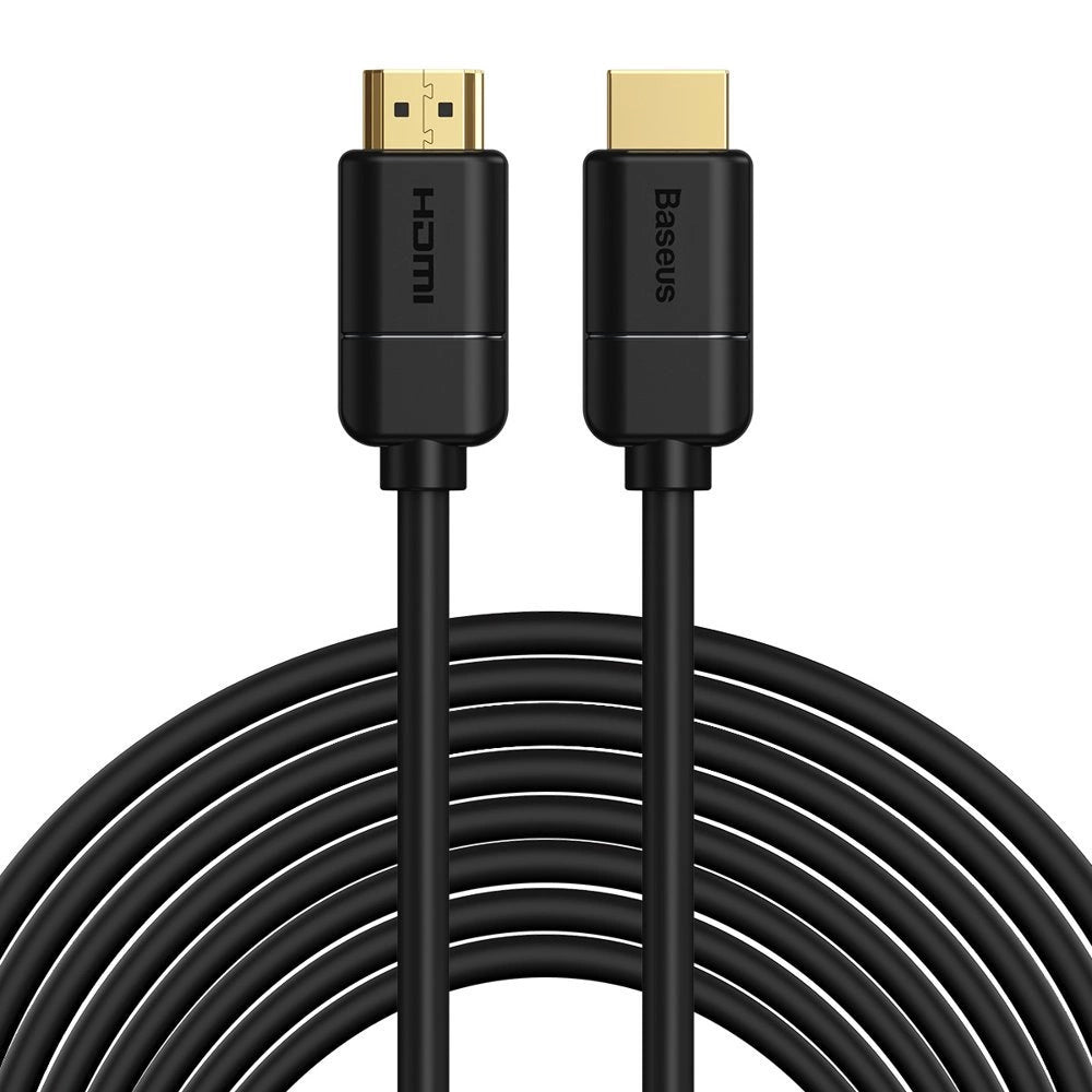 Baseus 2x HDMI 2.0 4K 30Hz Cable, 3D, HDR, 18Gbps, 8m (black)_0