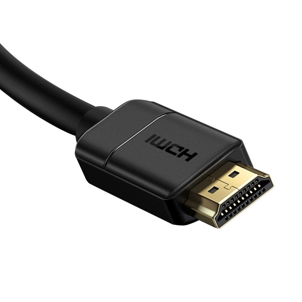 Baseus 2x HDMI 2.0 4K 30Hz Cable, 3D, HDR, 18Gbps, 8m (black)_8