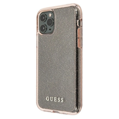 Guess GUHCN58PCGLPI iPhone 11 Pro pink/pink hard case Glitter_1