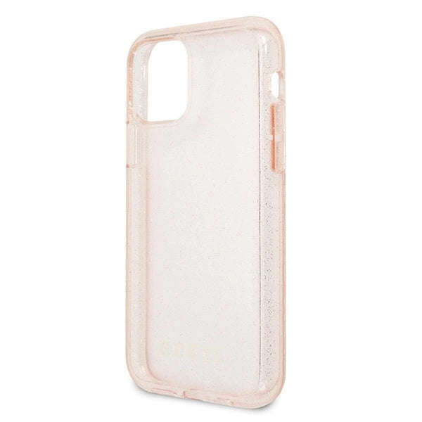Guess GUHCN58PCGLPI iPhone 11 Pro pink/pink hard case Glitter_2