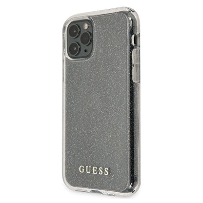 Guess GUHCN58PCGLSI iPhone 11 Pro silver/silver hard case Glitter_1