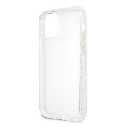 Guess GUHCN58PCGLSI iPhone 11 Pro silver/silver hard case Glitter_2