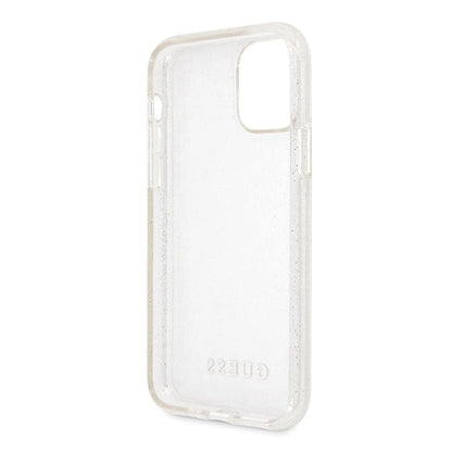 Guess GUHCN58PCGLSI iPhone 11 Pro silver/silver hard case Glitter_3