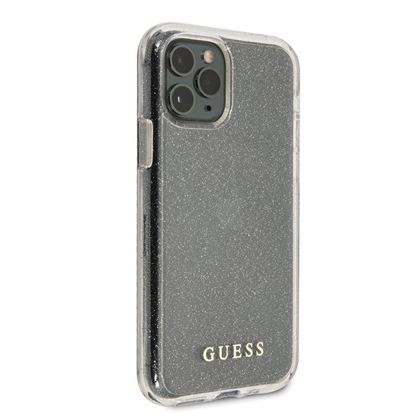 Guess GUHCN58PCGLSI iPhone 11 Pro silver/silver hard case Glitter_4