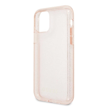Guess GUHCN65PCGLPI iPhone 11 Pro Max pink/pink hard case Glitter_2