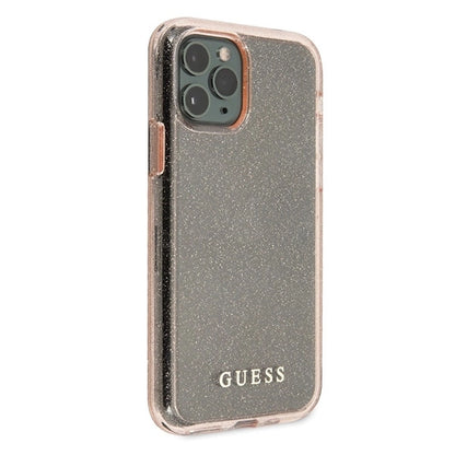 Guess GUHCN65PCGLPI iPhone 11 Pro Max pink/pink hard case Glitter_4