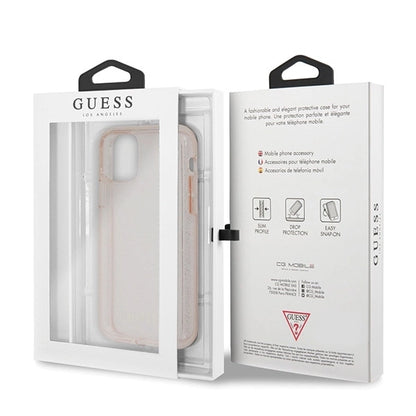 Guess GUHCN65PCGLPI iPhone 11 Pro Max pink/pink hard case Glitter_6