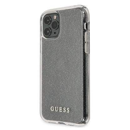 Guess GUHCN65PCGLSI iPhone 11 Pro Max silver/silver hard case Glitter_1
