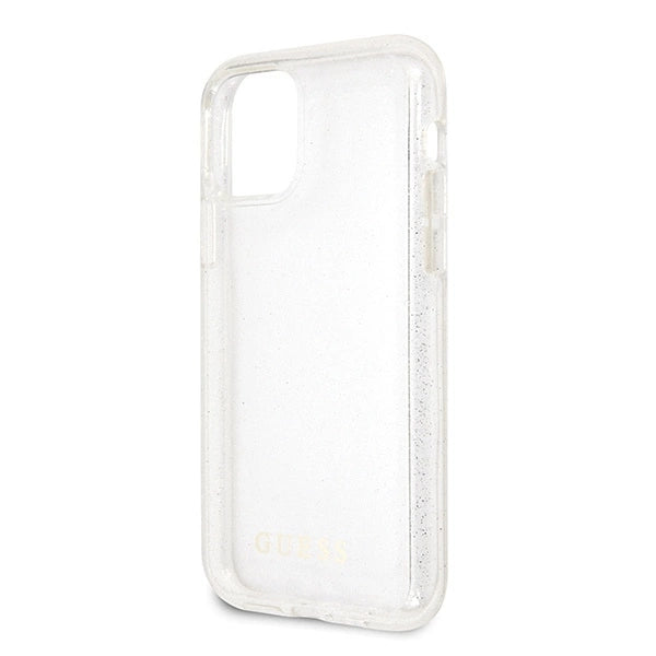 Guess GUHCN65PCGLSI iPhone 11 Pro Max silver/silver hard case Glitter_2