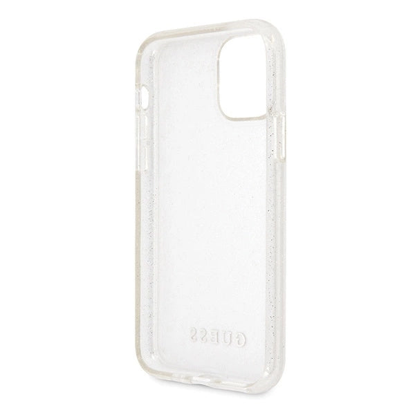 Guess GUHCN65PCGLSI iPhone 11 Pro Max silver/silver hard case Glitter_3