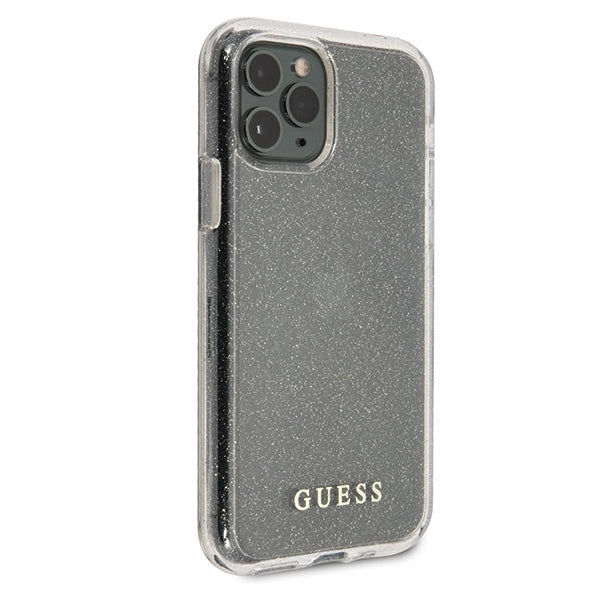 Guess GUHCN65PCGLSI iPhone 11 Pro Max silver/silver hard case Glitter_4