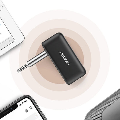 Ugreen Bluetooth 5.0 audio receiver AUX mini jack for car black (70303)_4