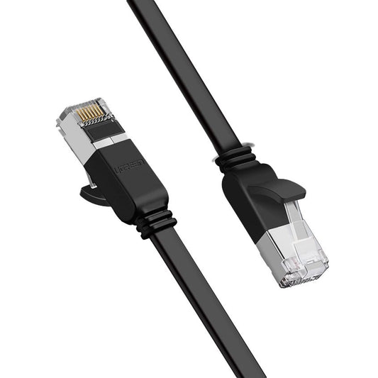 Ugreen flat cable internet network cable Ethernet patch cord RJ45 Cat 6 UTP 1000 Mbps 2 m black (50185)_0