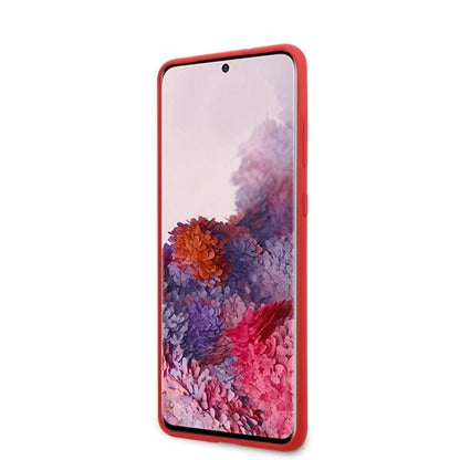 Ferrari Silicone Case for Samsung Galaxy S20 - Red_3