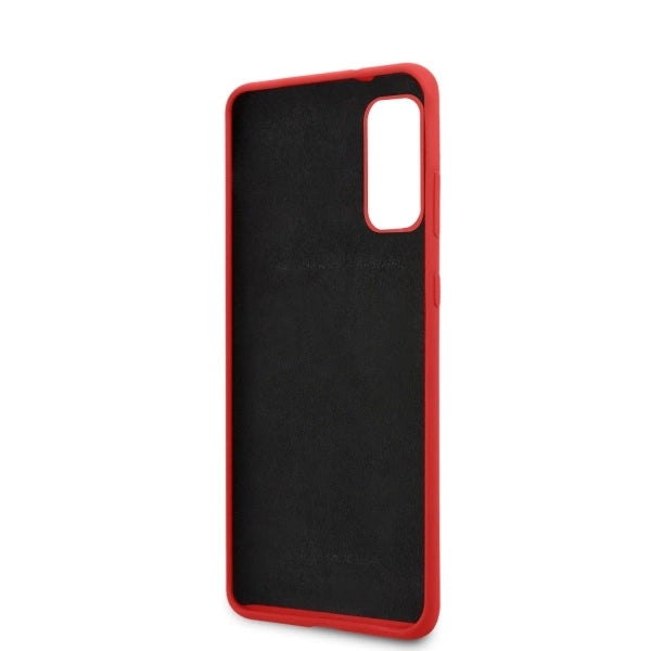 Ferrari Silicone Case for Samsung Galaxy S20 - Red_5