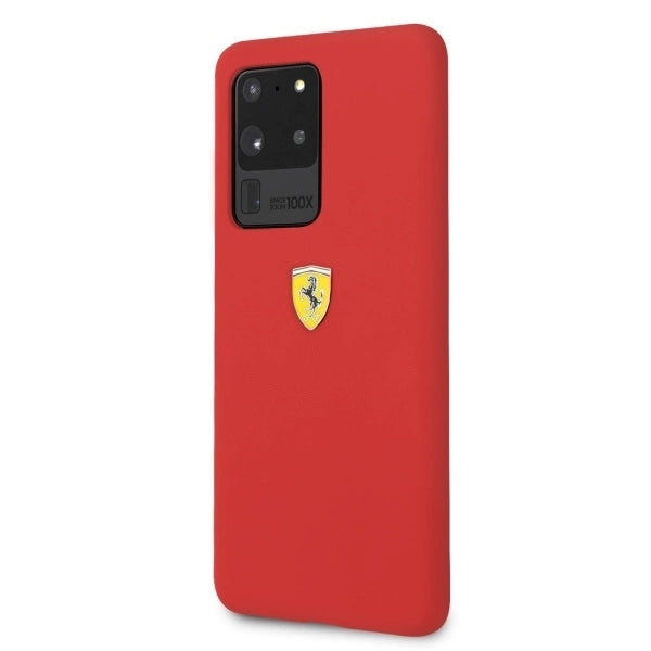 Ferrari Hardcase FESSIHCS69RE S20 Ultra G988 red/red Silicone_1