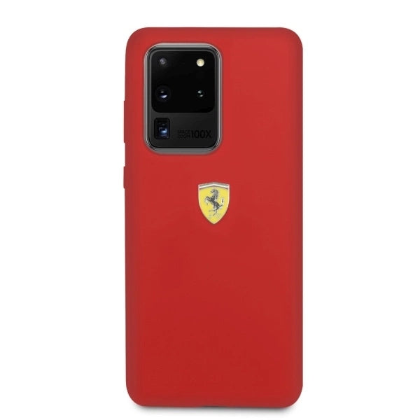 Ferrari Hardcase FESSIHCS69RE S20 Ultra G988 red/red Silicone_2