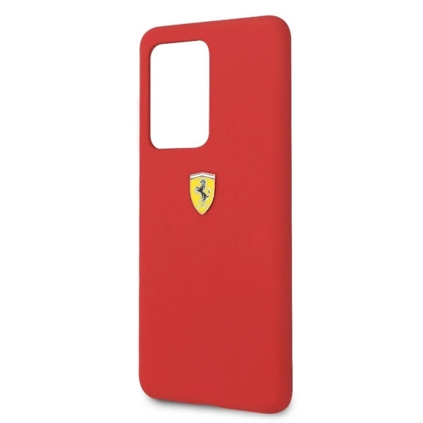 Ferrari Hardcase FESSIHCS69RE S20 Ultra G988 red/red Silicone_4