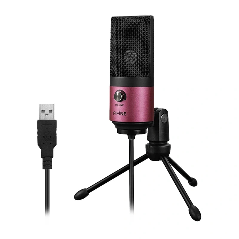 Fifine K669BP Condenser Microphone (Pink)_0